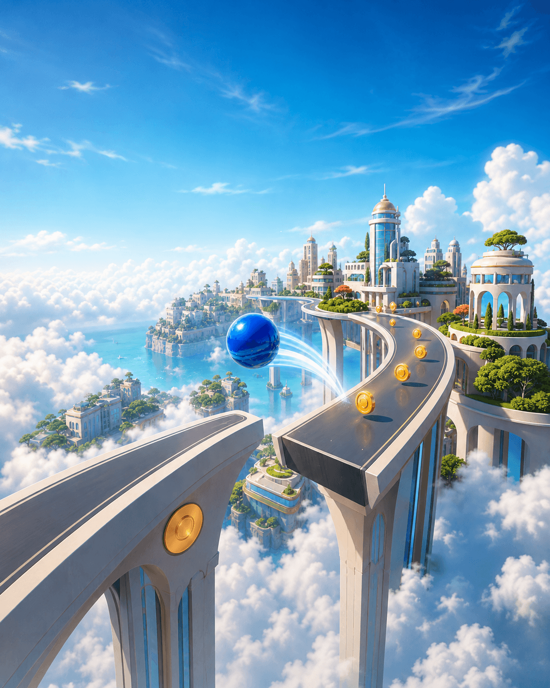 City Ball Run oyun sahnesi