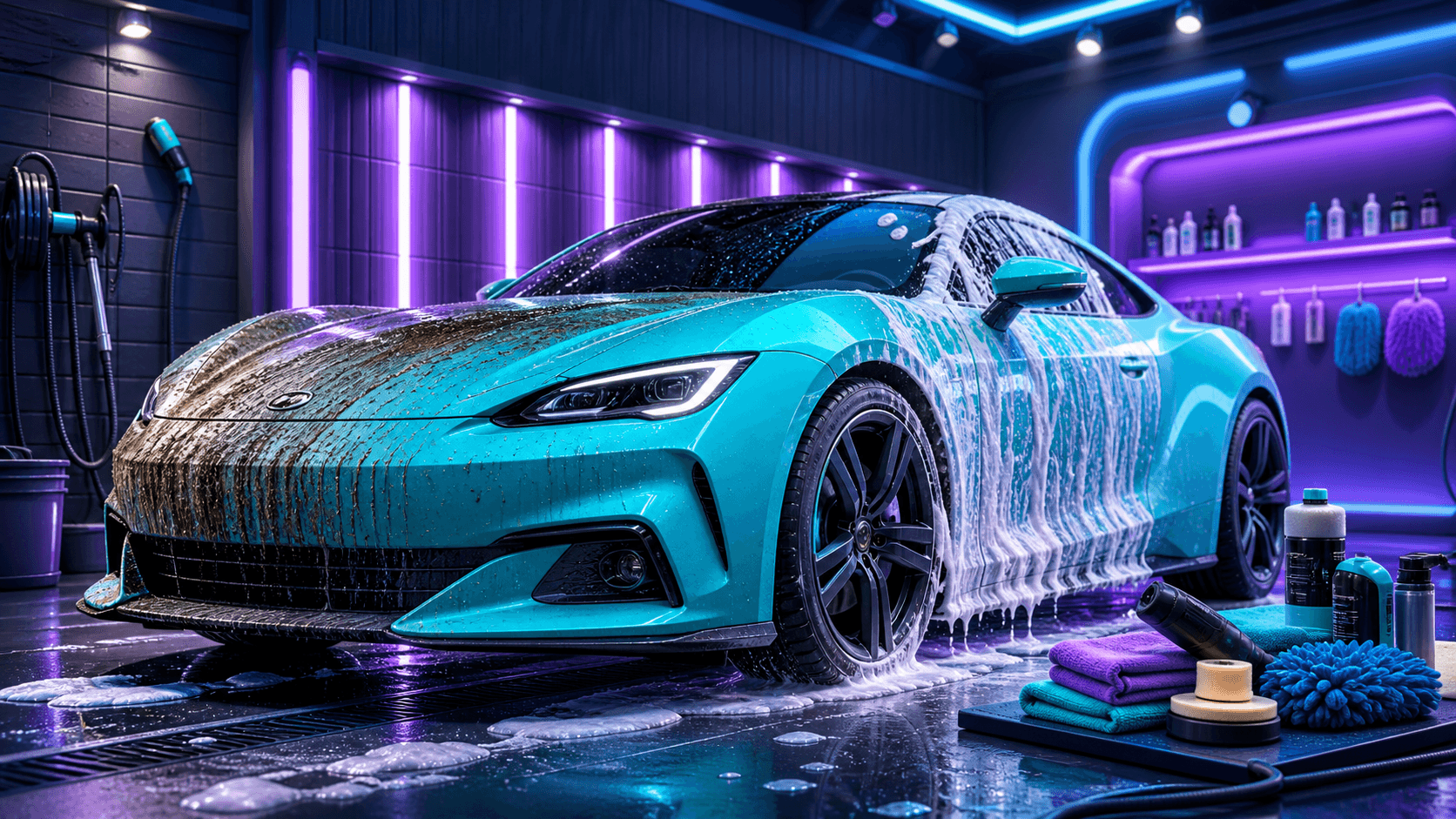 Car Wash ASMR immersive game world